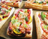 夏野菜たっぷり♡カレーソースのピザ パイ作り方6写真