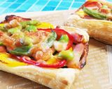夏野菜たっぷり♡カレーソースのピザ パイ作り方7写真