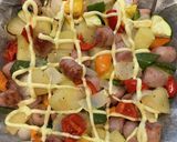 夏野菜とあるものでカラフルオーブン焼き作り方6写真