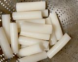夏野菜でトッポギ肉巻き酢豚♪作り方1写真