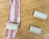 夏野菜でトッポギ肉巻き酢豚♪作り方4写真