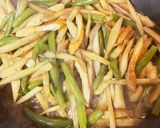 ごぼうといんげんの煮物作り方5写真