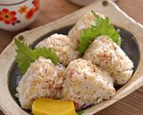 梅おかかとチーズのもち麦おにぎり作り方7写真