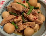 鶏手羽肉と里芋のピリ辛煮♪作り方3写真