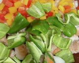 夏野菜でトッポギ肉巻き酢豚♪作り方11写真