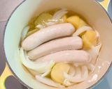 白ソーセージとじゃがいものあっさりスープ作り方6写真