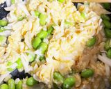 今朝の4w1hサンド「枝豆×卵×チーズ」作り方1写真