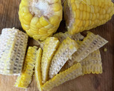 かぼちゃととうもろこしの炊き込みご飯作り方1写真