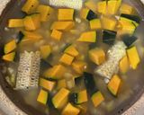 かぼちゃととうもろこしの炊き込みご飯作り方3写真