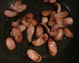 ほうれん草とソーセージの卵炒め作り方12写真