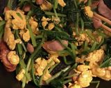 ほうれん草とソーセージの卵炒め作り方16写真