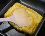 簡単！枝豆のダシ卵焼き　桜エビ風味作り方4写真