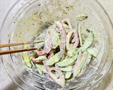 いかときゅうりの味噌マヨ和え作り方2写真