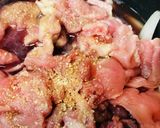 赤ワインで煮こむ●あまから豚丼作り方3写真