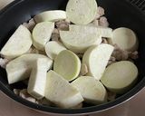 甘辛白なす豚のフライドオニオンがけ作り方2写真