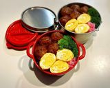 のっけ弁当2023.06.22肉だんご作り方1写真