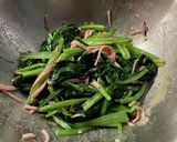 Ham/Komatsuna Salad作り方5写真