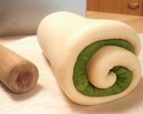 ほうれん草のぐるぐる渦巻食パン★作り方9写真