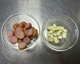 ソーセージチーズおにぎり作り方2写真