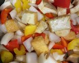 厚揚げと夏野菜のグリーンカレー作り方8写真