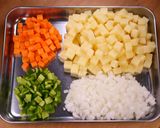 ねっとりあま～い♡カレーそぼろ肉じゃが✨作り方1写真
