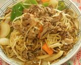 フライパンでジンギスカン作り方5写真