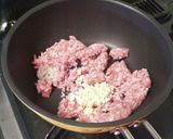 夕食10分★ピリ辛肉味噌のぶっかけレタス作り方3写真