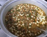 【保育園給食】麻婆豆腐丼作り方4写真