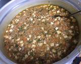 【保育園給食】麻婆豆腐丼作り方6写真