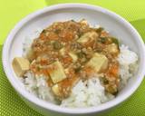 【保育園給食】麻婆豆腐丼作り方7写真