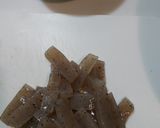 簡単！美味しく腸活♪こんにゃくのごま炒め作り方1写真
