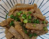 簡単！美味しく腸活♪こんにゃくのごま炒め作り方5写真