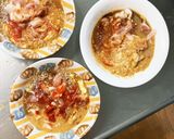 レンジ簡単きな粉ポークチャップ味甘酢酢豚作り方4写真
