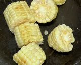 紫玉ねぎの鰹節和え,椎茸焼コーンバター焼作り方3写真