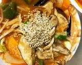レンジ簡単きな粉ポークチャップ味甘酢酢豚作り方17写真