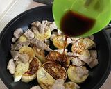 甘辛白なす豚のフライドオニオンがけ作り方5写真