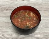 トマトきのこ玉子スープ作り方3写真