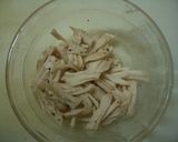 水菜と鶏肉の柚子胡椒サラダ作り方2写真