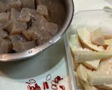 こんにゃくと筍の醤油麹の炒め煮作り方2写真