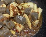 こんにゃくと筍の醤油麹の炒め煮作り方4写真
