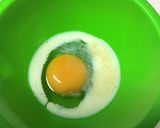 卵1個・炒り卵（スクランブルエッグ）作り方1写真