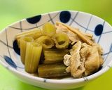 ＊ラワン蕗と厚揚げの煮物＊作り方6写真