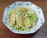 いかとキャベツのオイスター炒め作り方6写真
