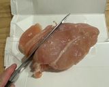 鶏むね肉と厚揚げで作るチキンメンチカツ作り方2写真