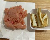 鶏むね肉と厚揚げで作るチキンメンチカツ作り方6写真