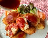 鶏むね肉と厚揚げで作るチキンメンチカツ作り方18写真