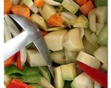 ♪ 旨み溶け込む ♪ ベースの野菜カレー作り方3写真