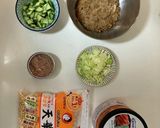 納豆うどーん作り方1写真