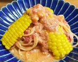 時短簡単トマトクリームパスタ作り方4写真