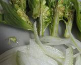 ほろ苦♪ふきのとうと玉ねぎのかき揚げ作り方1写真